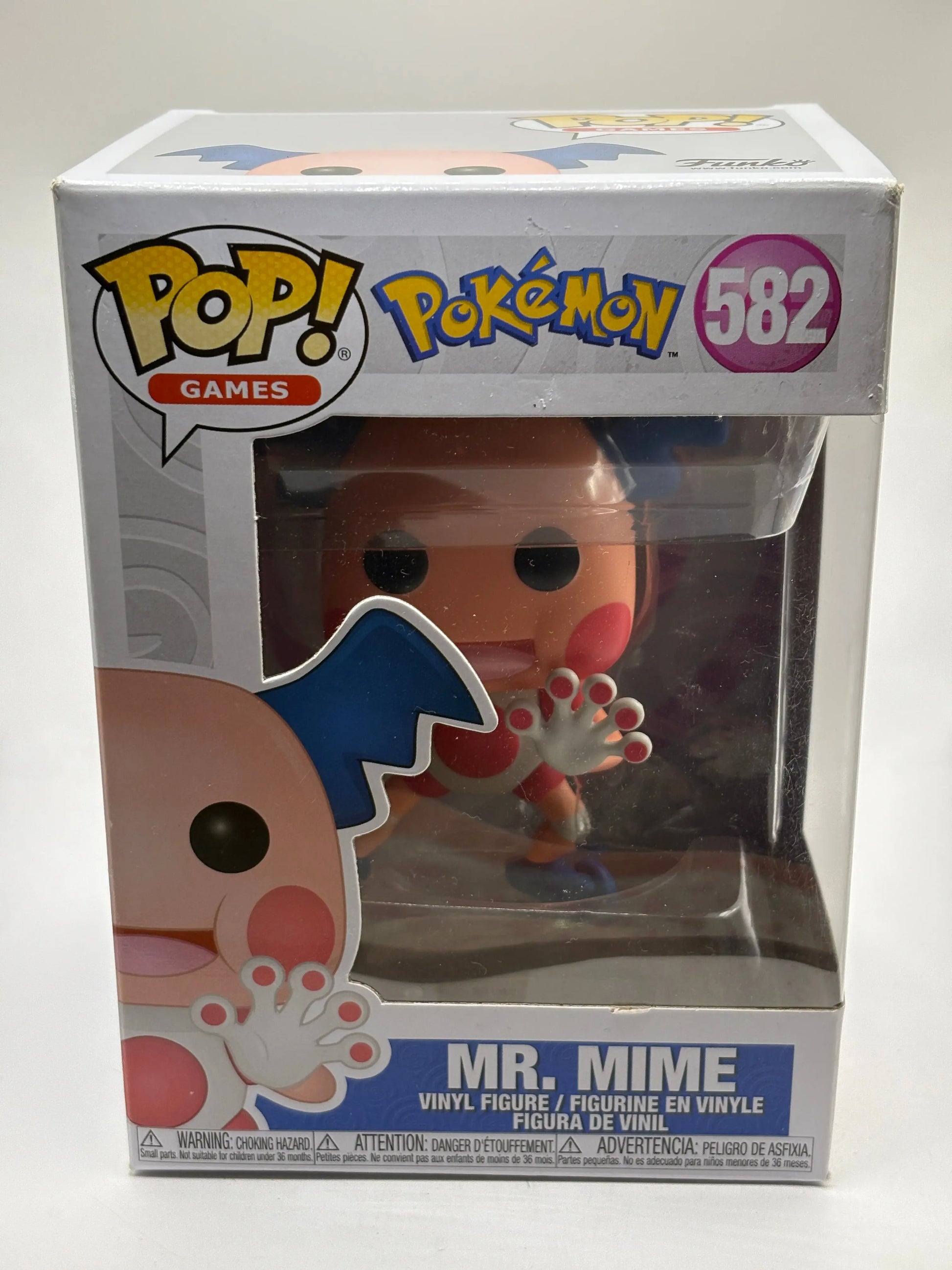 Funko POP! Games Pokemon #582 Mr.Mime Vinyl Figure FRENLY BRICKS - Open 7 Days