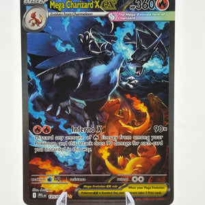 Pokemon TCG Phantasmal Flames - Mega Charizard X EX 125/094 SIR MINT FRENLY BRICKS - Open 7 Days