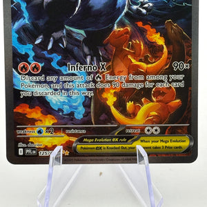Pokemon TCG Phantasmal Flames - Mega Charizard X EX 125/094 SIR MINT FRENLY BRICKS - Open 7 Days