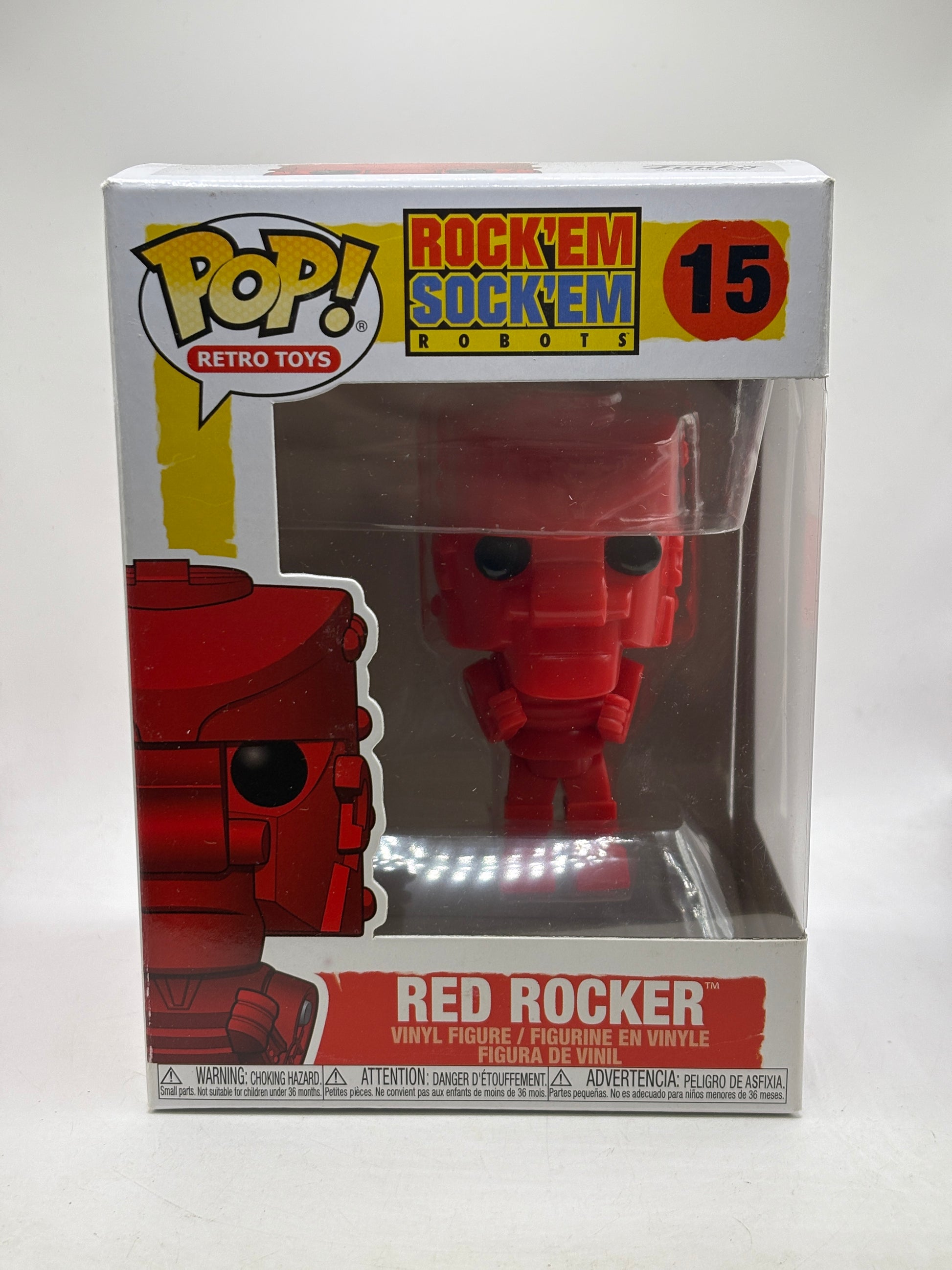 Funko POP! Retro Toys Rock’em Sock’em Robots #15 Red Rocker image 1