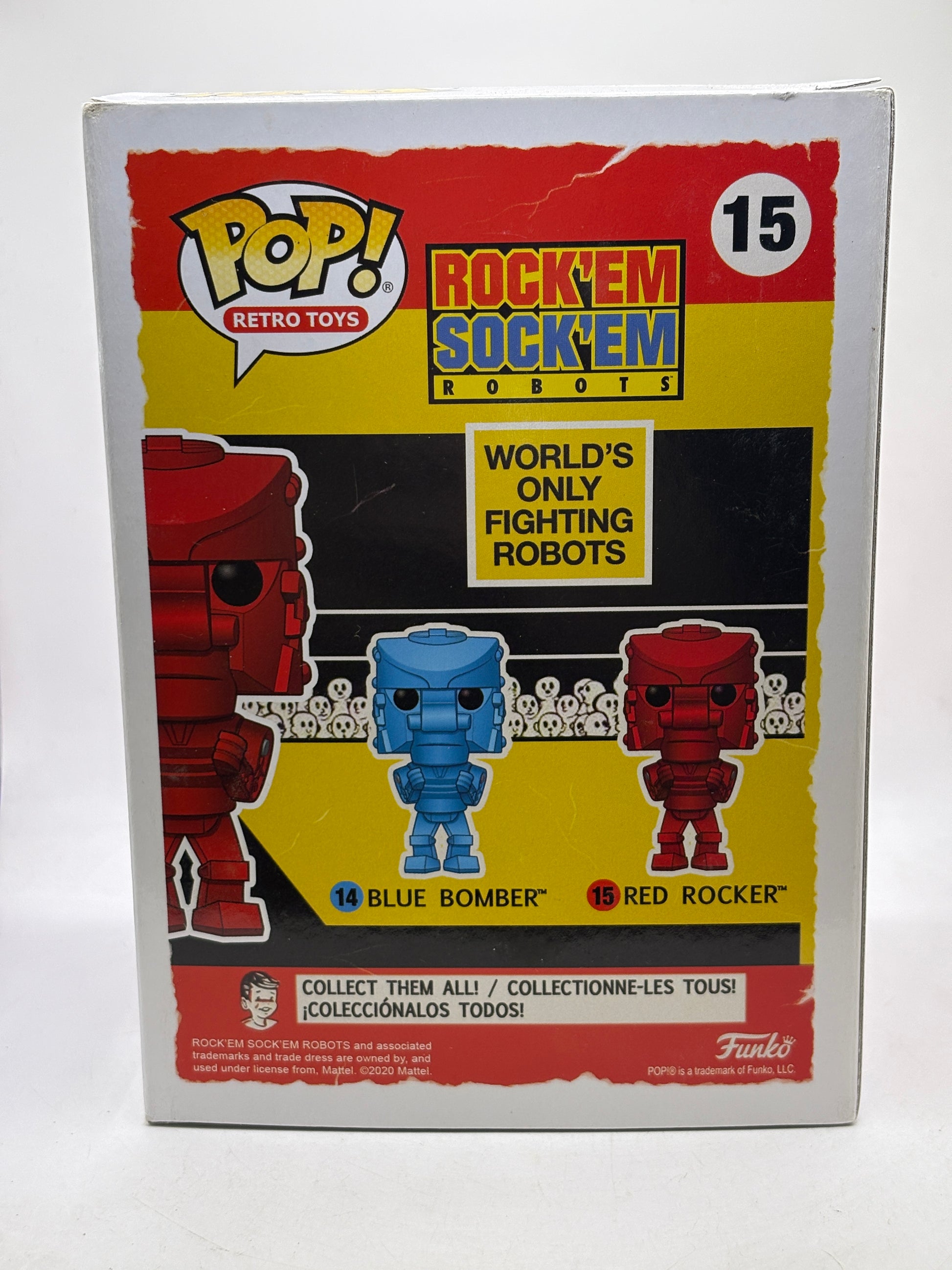 Funko POP! Retro Toys Rock’em Sock’em Robots #15 Red Rocker image 3