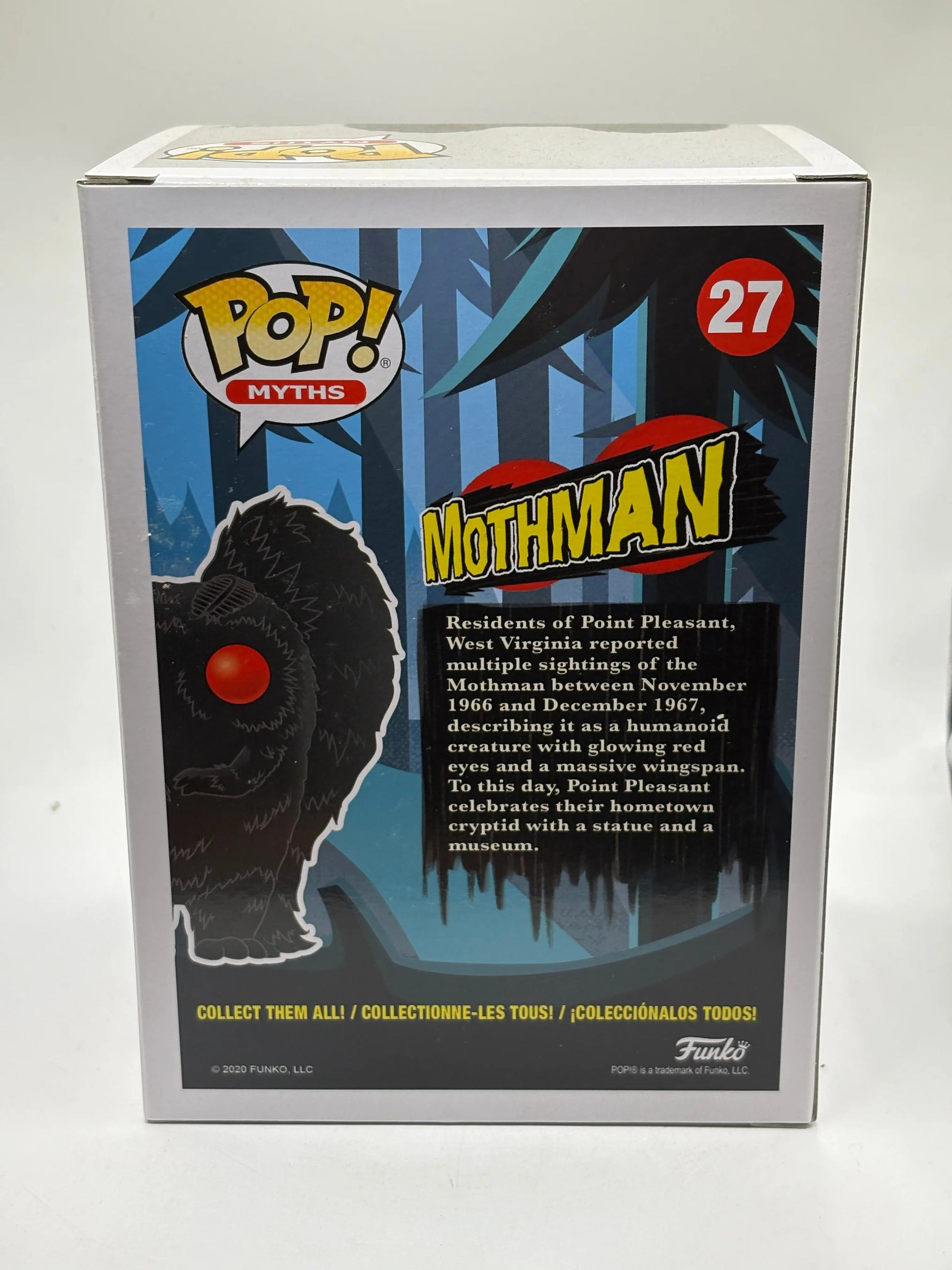 Funko POP! Myths Mothman #27 Mothman Popcultcha Exclusive FRENLY BRICKS - Open 7 Days