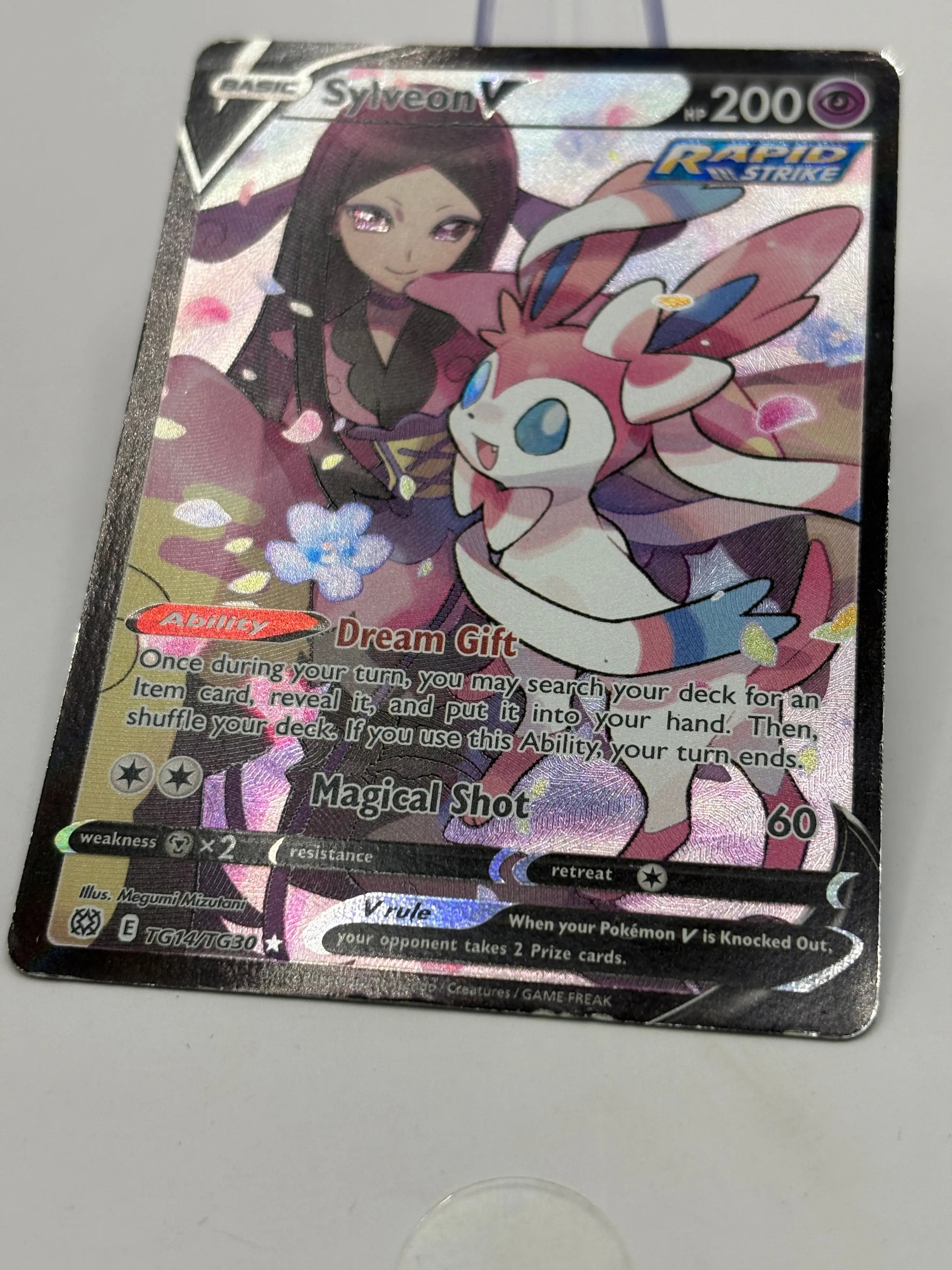 Pokemon TCG Brilliant Stars - Sylveon V Full Art TG14/TG30 LP See Photos* FRENLY BRICKS - Open 7 Days