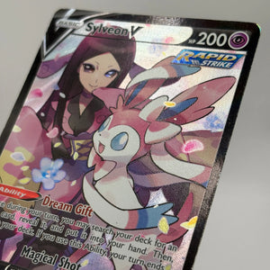 Pokemon TCG Brilliant Stars - Sylveon V Full Art TG14/TG30 LP See Photos* FRENLY BRICKS - Open 7 Days