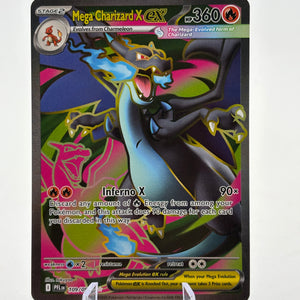 Pokemon TCG Phantasmal Flames - Mega Charizard X EX 109/094 Full Art NM FRENLY BRICKS - Open 7 Days