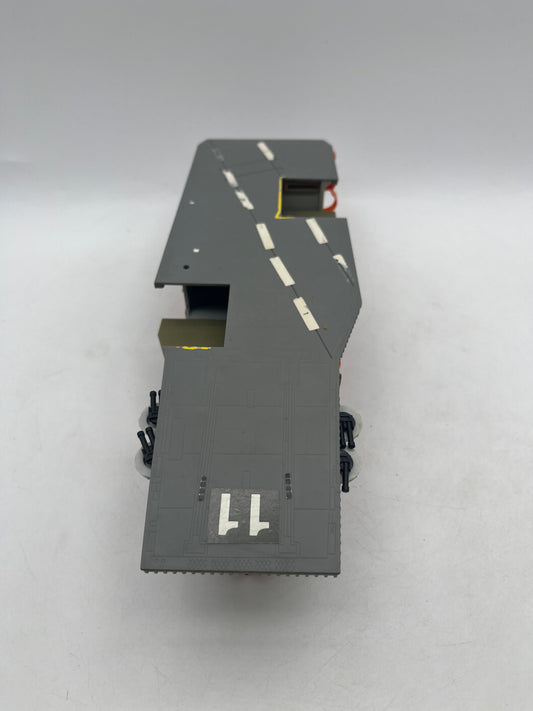 Vintage 1988 Micro Machines Aircraft Carrier Playset Lewis Galoob Toys FOR PARTS FRENLY BRICKS - Open 7 Days