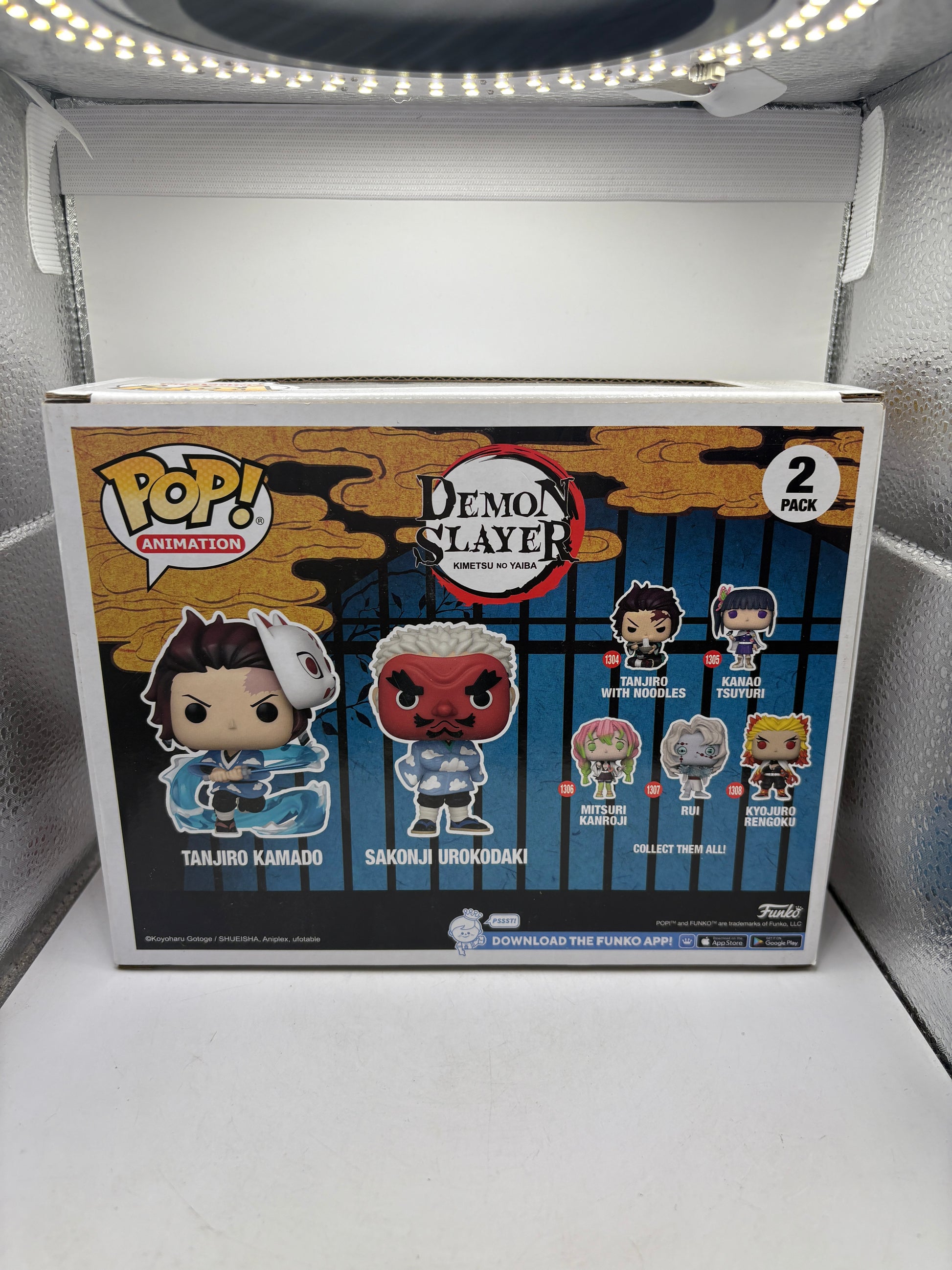 Funko POP! Animation Demon Slayer Tanjiro Kamado & Sakonji Urokodaki 2 Pack image 3