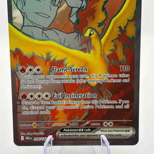 Pokemon TCG Destined Rivals - Team Rockets Moltres EX 208/182 NM FRENLY BRICKS - Open 7 Days