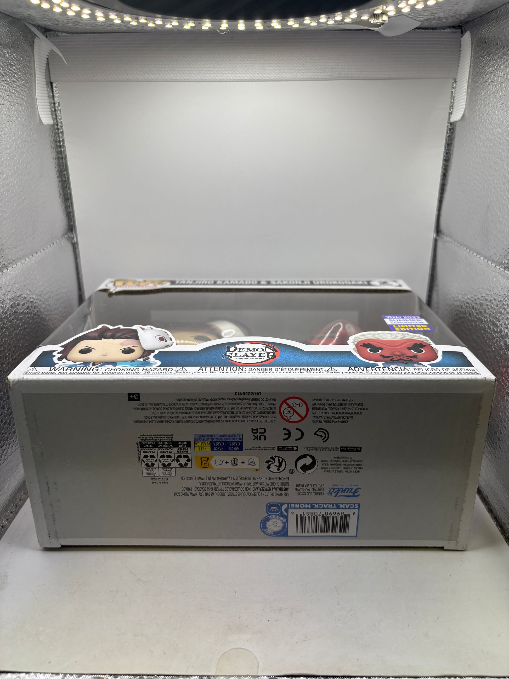 Funko POP! Animation Demon Slayer Tanjiro Kamado & Sakonji Urokodaki 2 Pack image 6