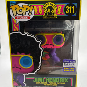 Funko POP! Rocks Hendrix #311 Jimi Hendrix 2023 Summer Con Limited Edition FRENLY BRICKS - Open 7 Days
