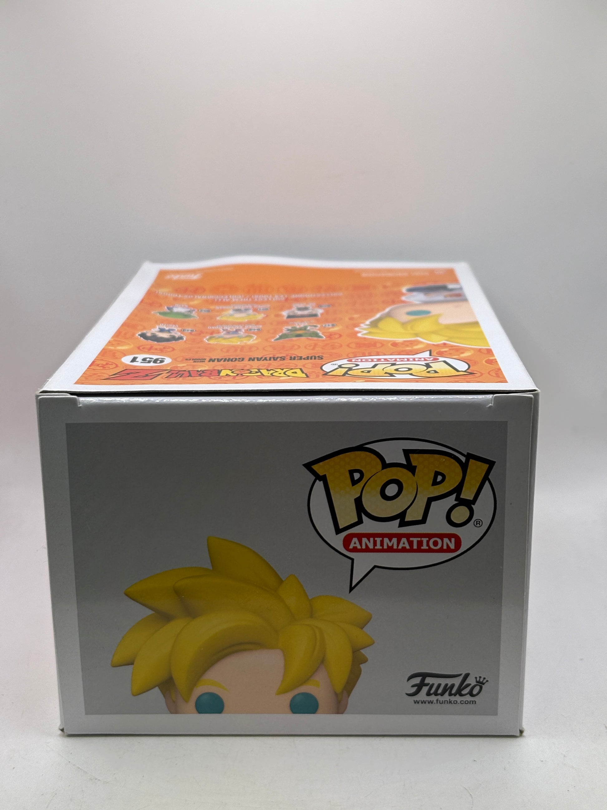 Funko POP! Animation Dragon Ball Z #951 Super Saiyan Gohan with Noodles *Box Dmg image 6