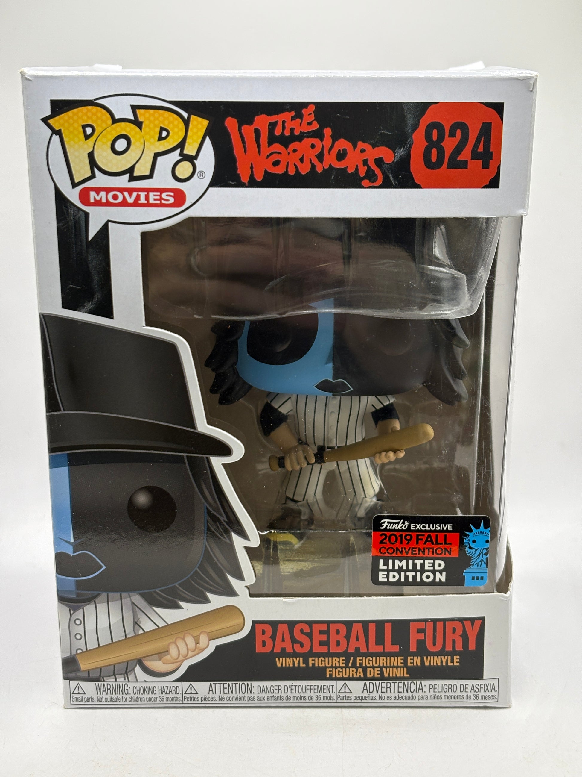 Funko POP! Movies The Warriors #824 Baseball Fury 2019 Fall *Box Dmg image 1