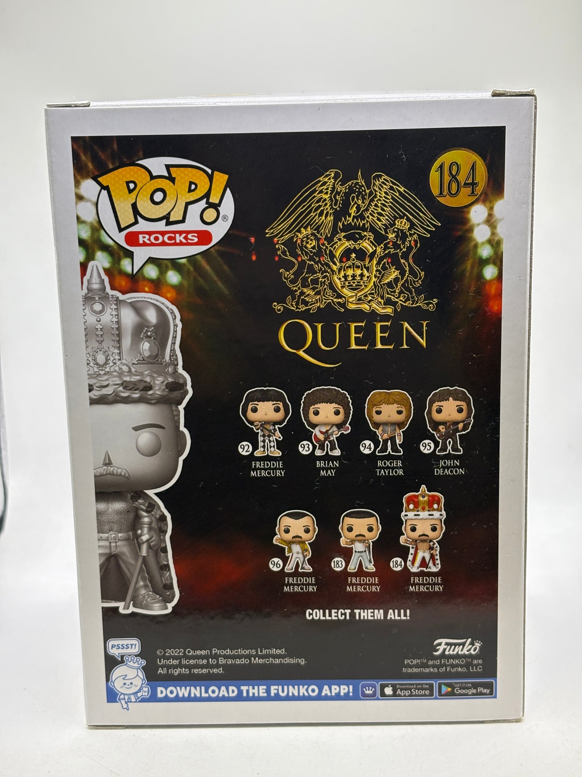 Funko POP! Rocks Queen #184 Freddie Mercury Special Edition Vinyl Figure image 3