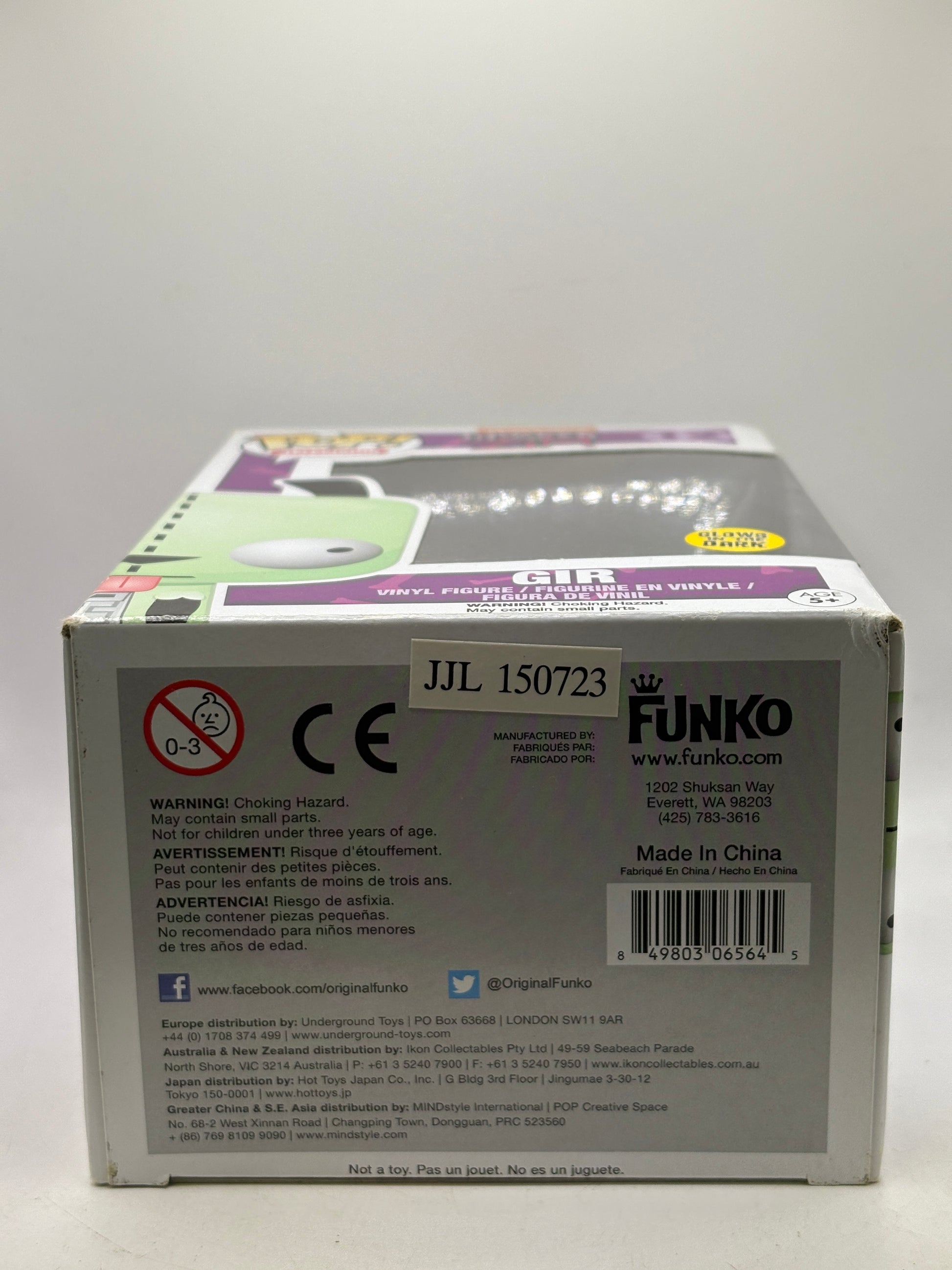 Funko POP! Television Invader Zim #12 Gir Vinyl Figure Glow DMG image 6