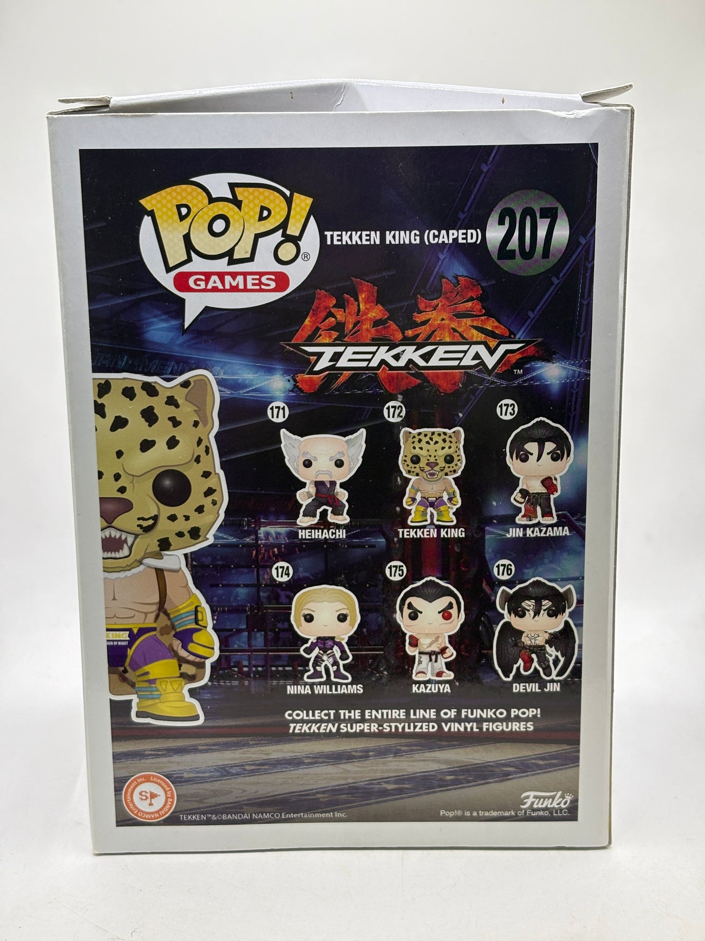 Funko POP! Games Tekken #207 Tekken King (Caped) Box Damage