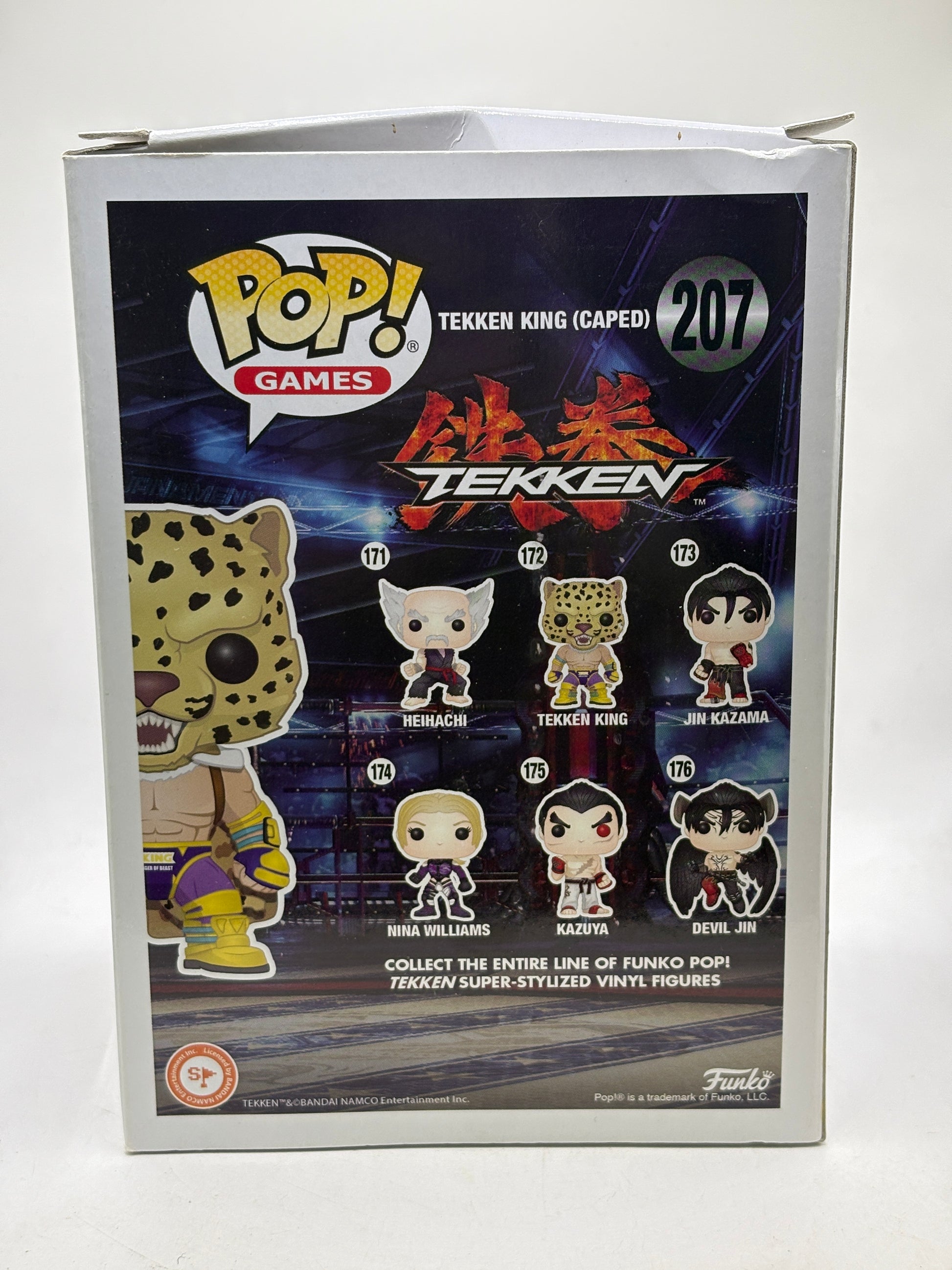 Funko POP! Games Tekken #207 Tekken King (Caped) Box Damage image 3