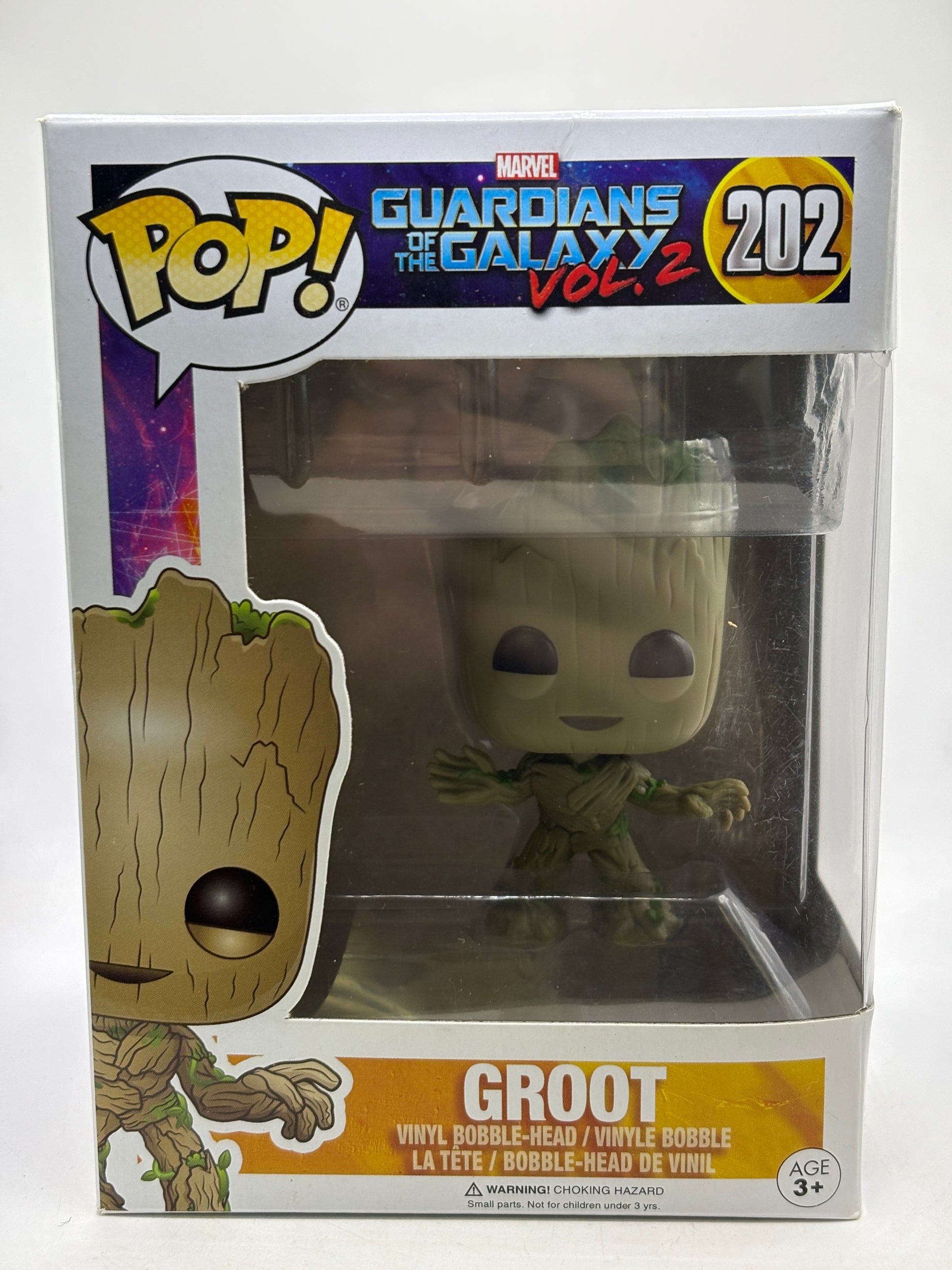 Funko POP! Guardians of the Galaxy #202 Groot Vinyl Bobble-Head image 1