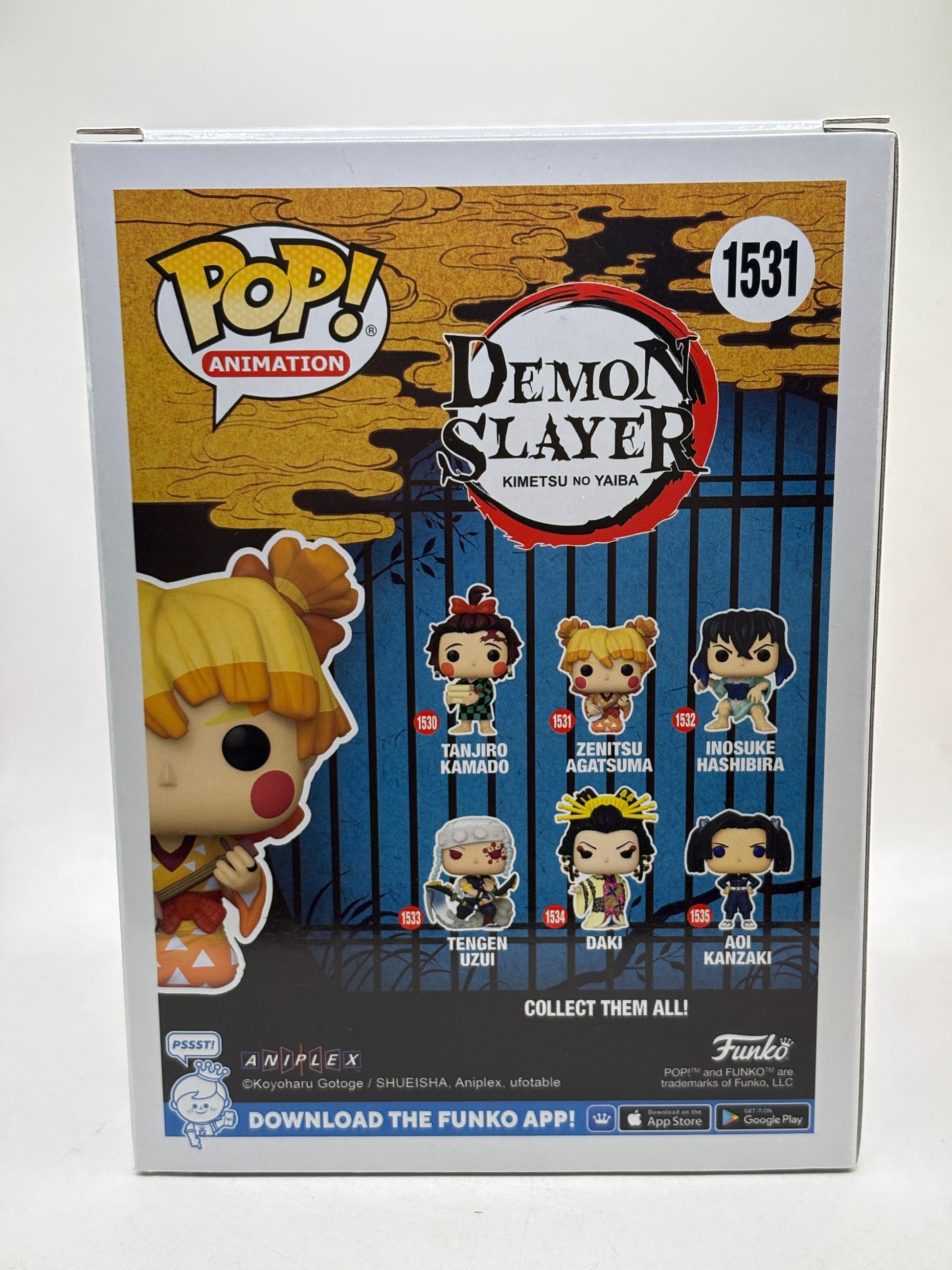 Funko POP! Animation Demon Slayer #1531 Zenitsu Agatsuma image 3