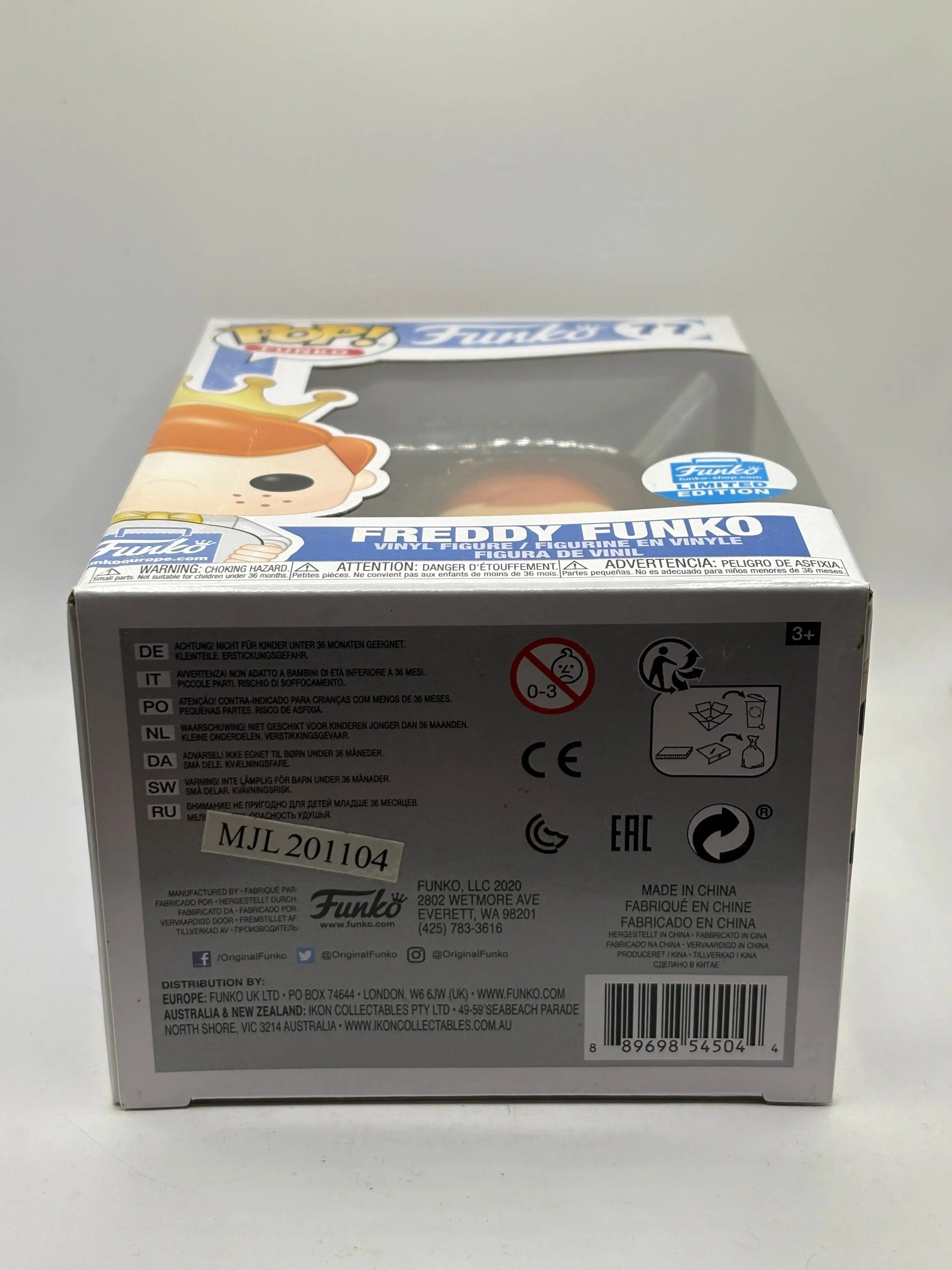 Funko POP! Funko #77 Freddy Funko Limited Edition Vinyl Figure FRENLY BRICKS - Open 7 Days