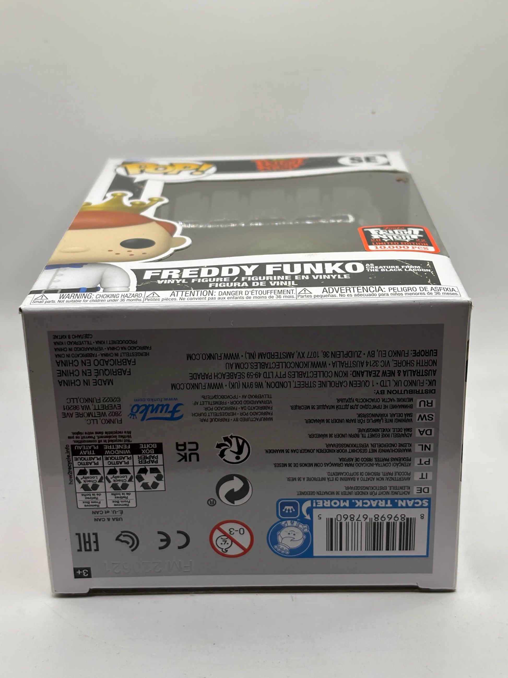 Funko POP! Fright Night #SE Freddy Funko Black Lagoon LE 10000 Pcs FRENLY BRICKS - Open 7 Days