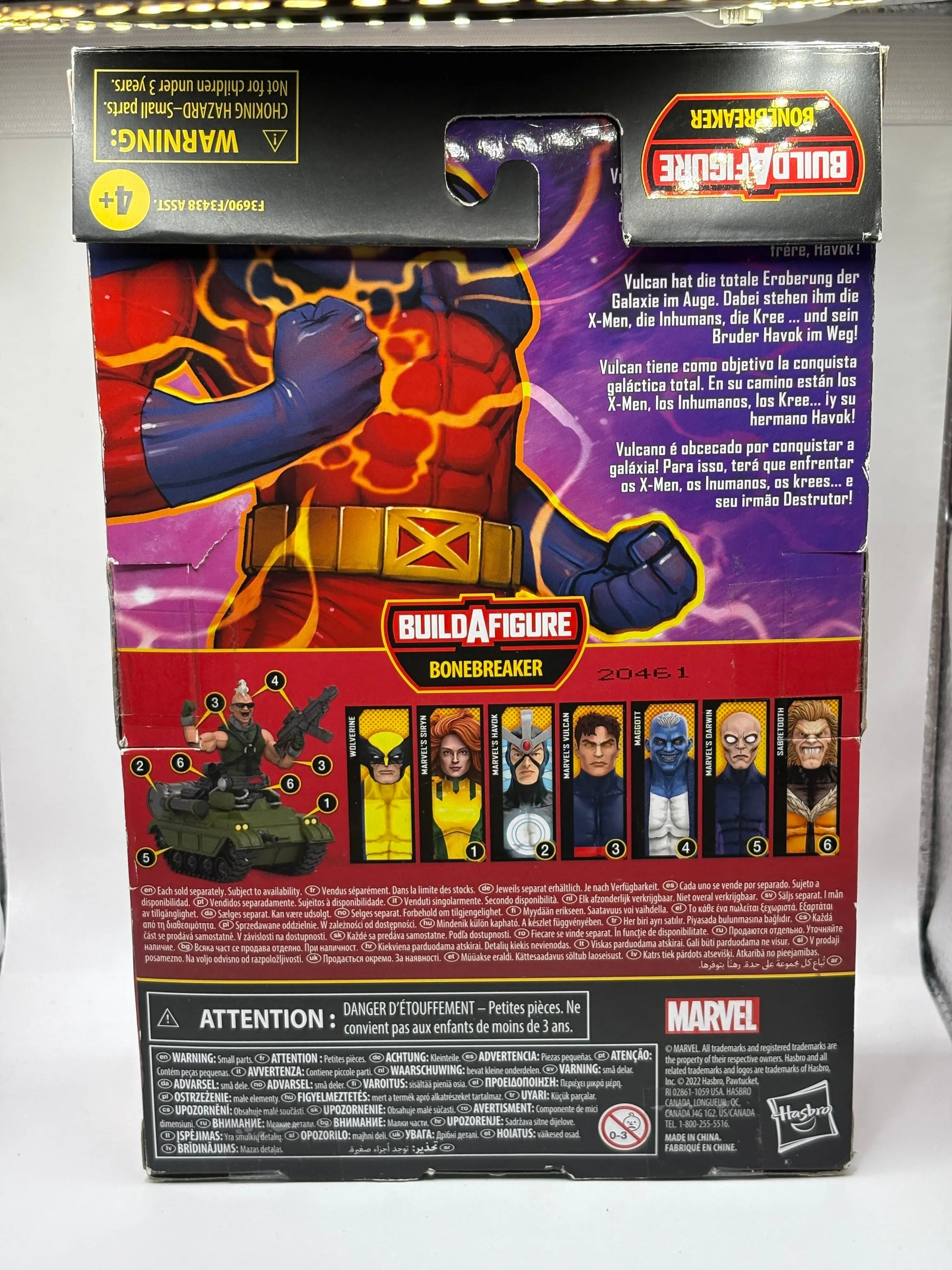 Hasbro Marvel Legends Series - X-men Marvel’s Vulcan FRENLY BRICKS - Open 7 Days