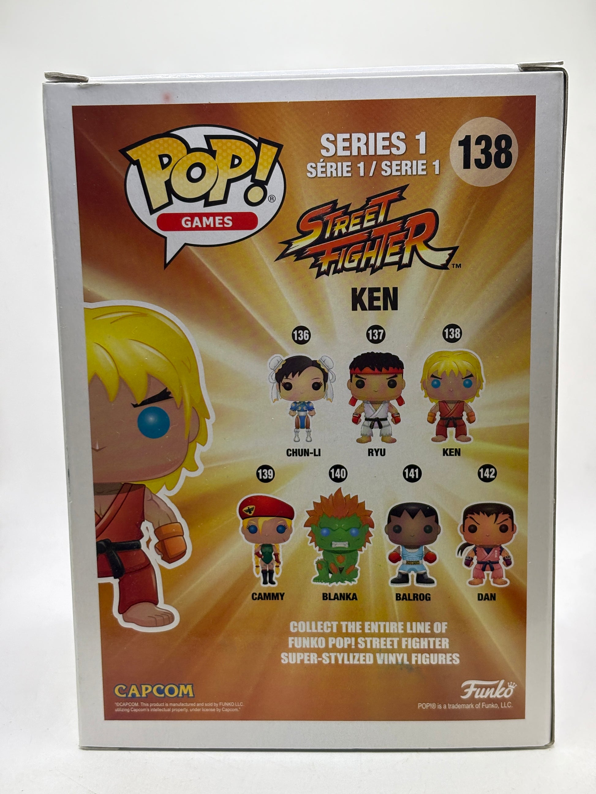 Funko POP! Games Street Fighter #138 Ken Vinyl Figure image 3