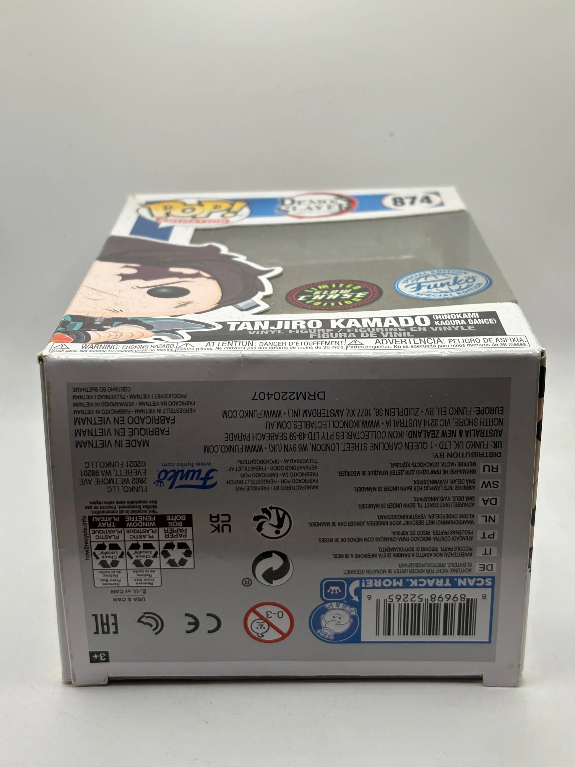 Funko POP! Animation Demon Slayer #874 Tanjiro Kamado Limited Glow Chase FRENLY BRICKS - Open 7 Days