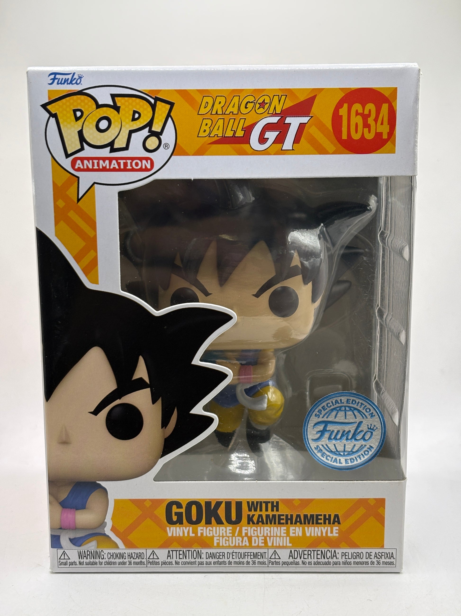 Funko POP! Animation Dragon Ball GT #1634 Goku with Kamehameha SE image 1