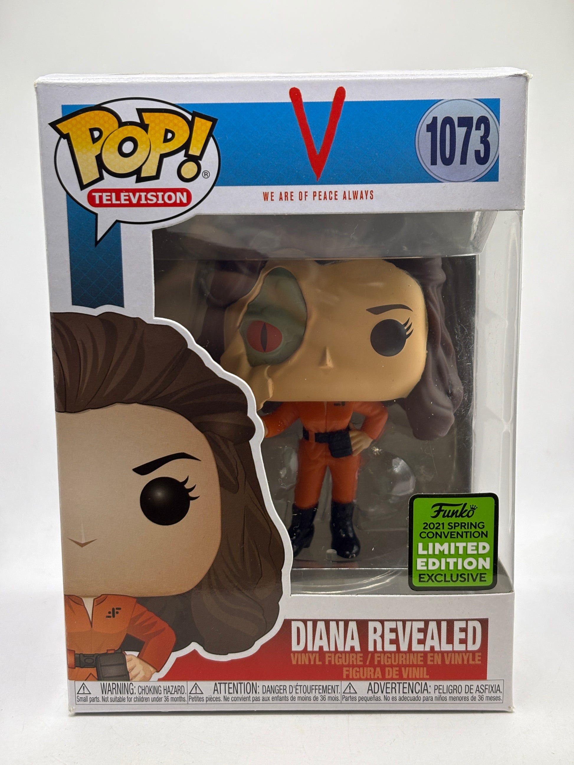 Funko POP! Television V #1073 Diana Revealed 2021 Spring Exclusive image 1