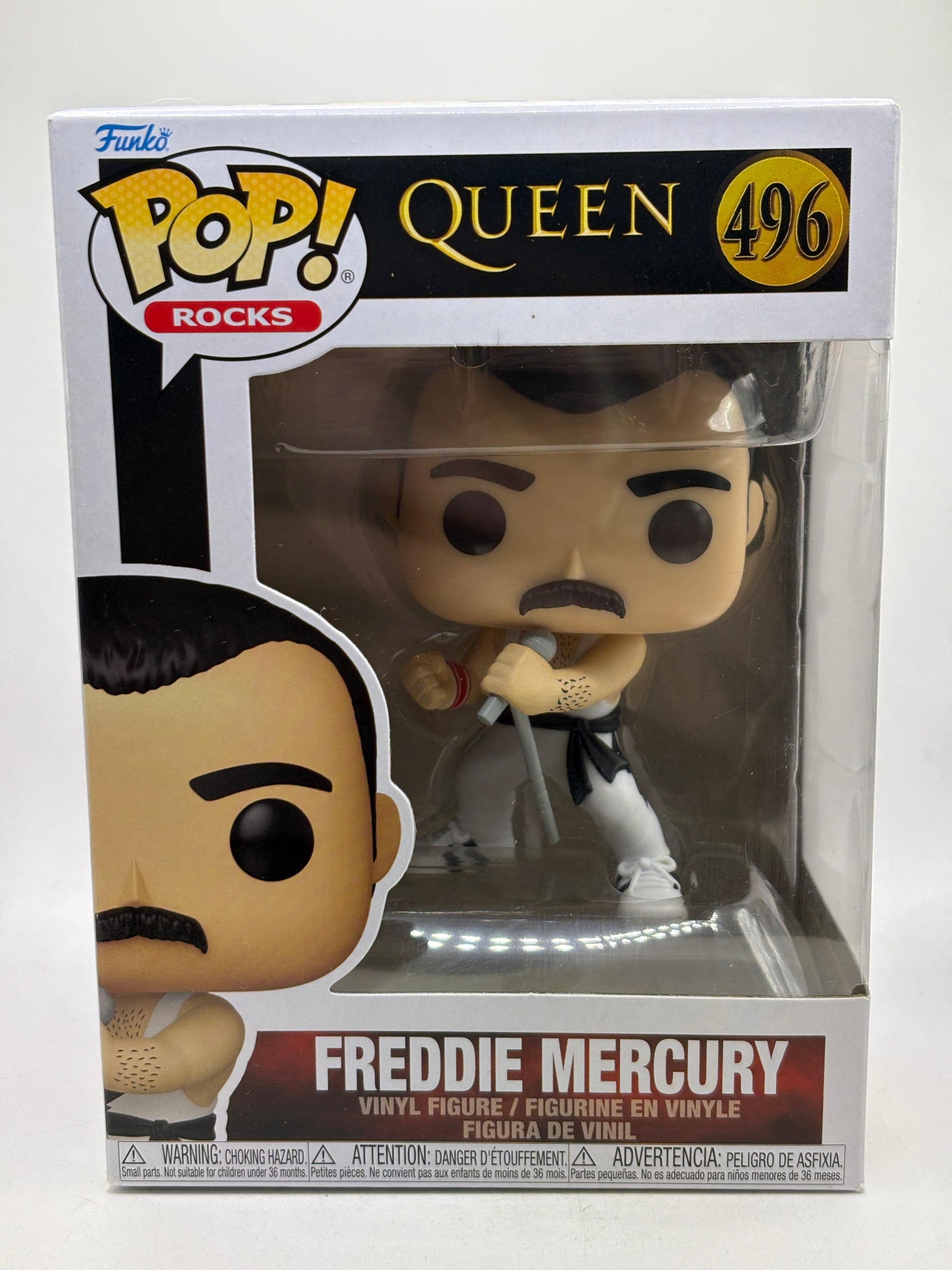 Funko POP! Rocks Queen #496 Freddie Mercury Vinyl Figure image 1