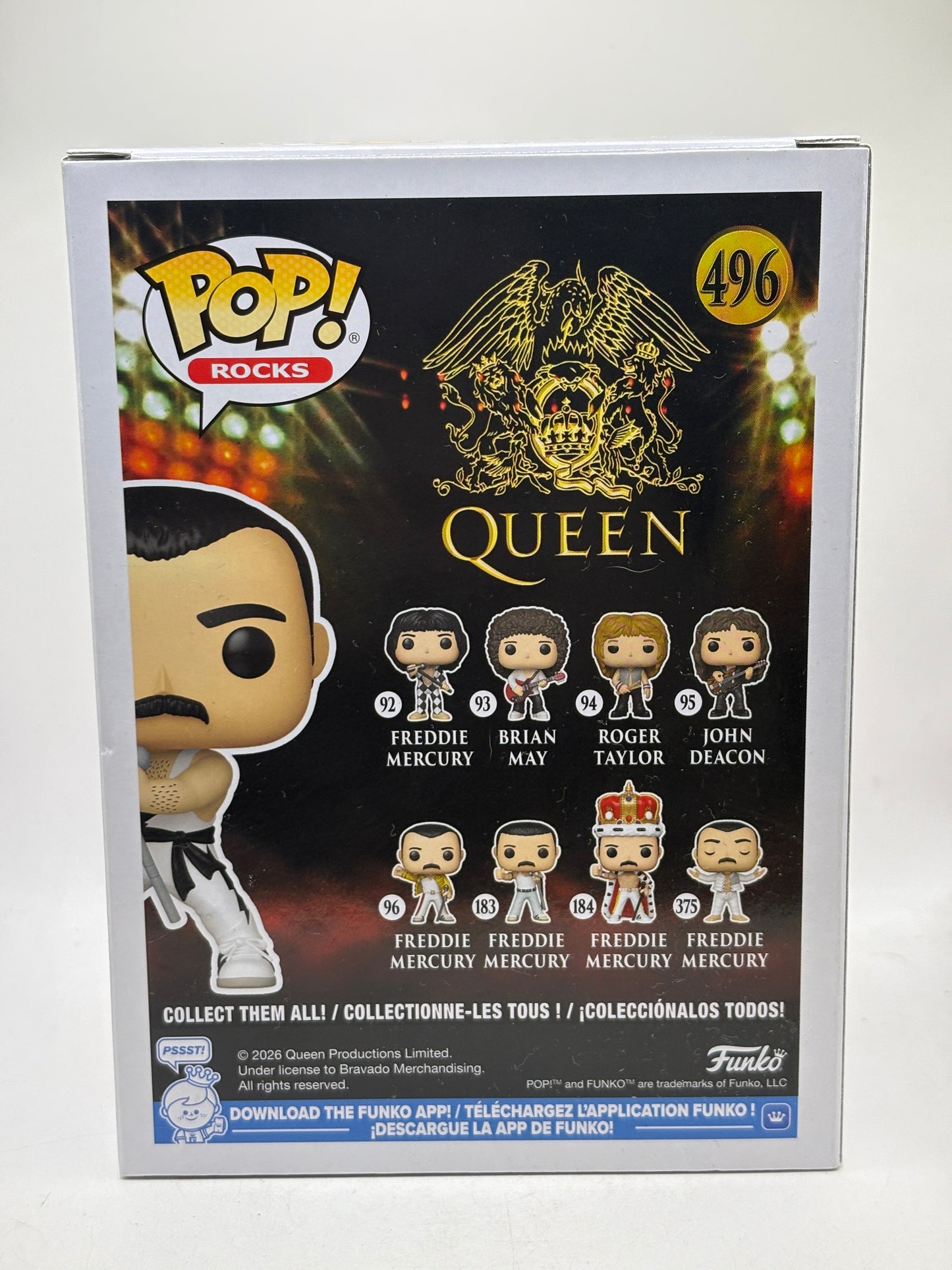 Funko POP! Rocks Queen #496 Freddie Mercury Vinyl Figure