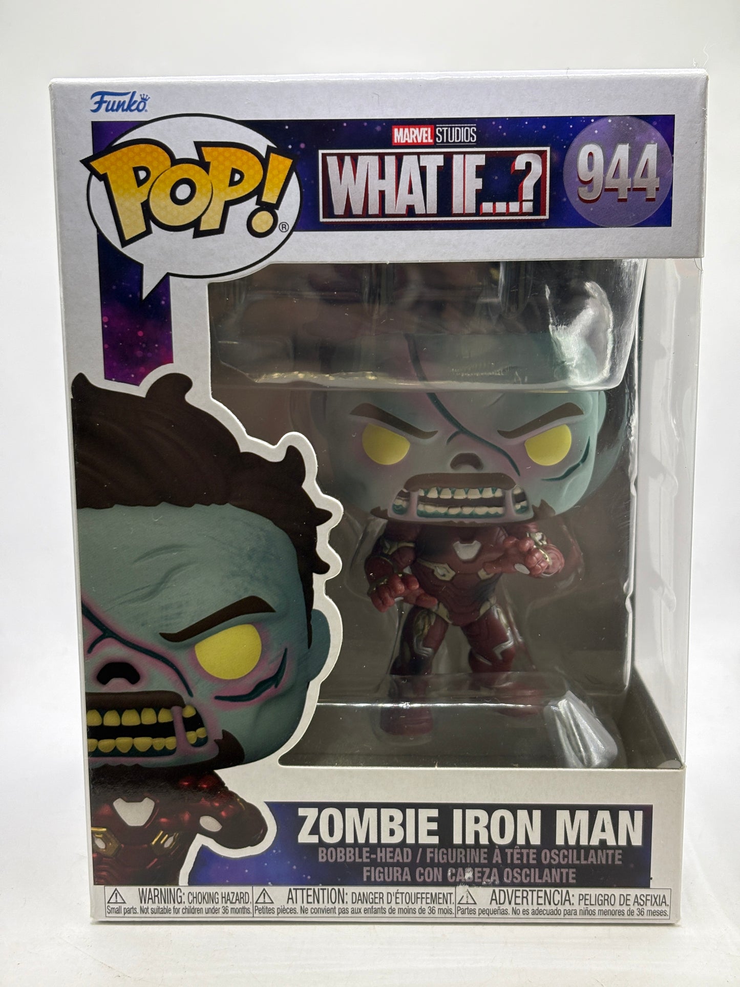 Funko POP! Marvel What If #944 Zombie Iron Man Bobble-Head