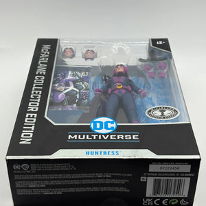 McFarlane Toys DC Multiverse- Huntress McFarlane Collector Edition Platinum FRENLY BRICKS - Open 7 Days
