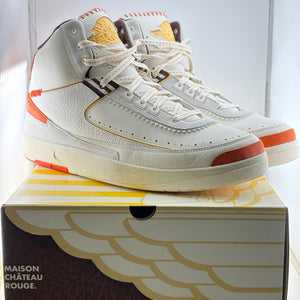 Nike Air Jordan 2 Retro SP Maison Chateau Rouge DO5254 180 SIZE US 15 USED FRENLY BRICKS - Open 7 Days