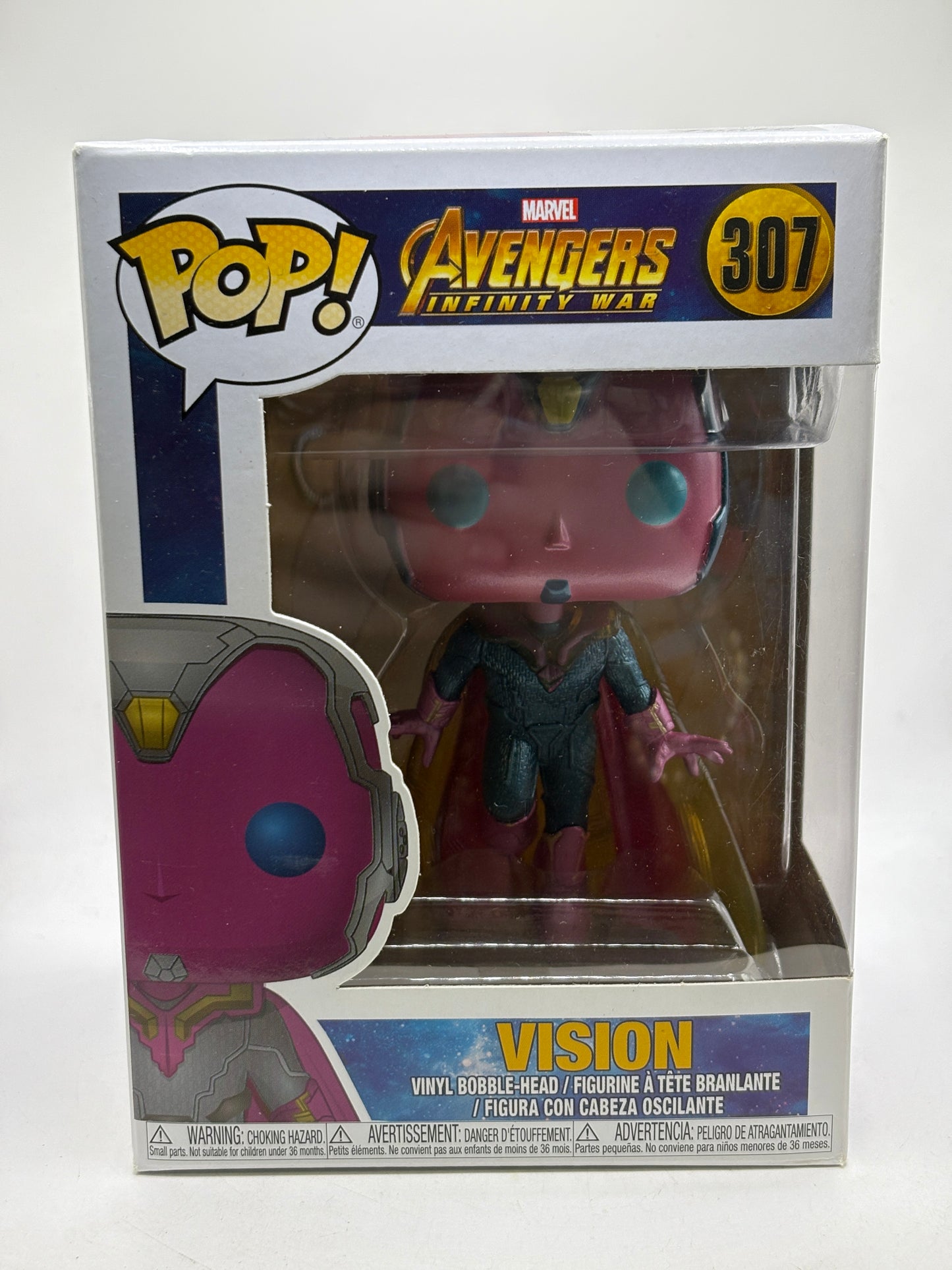 Funko POP! Marvel Avengers #307 Vision Vinyl Bobble-Head