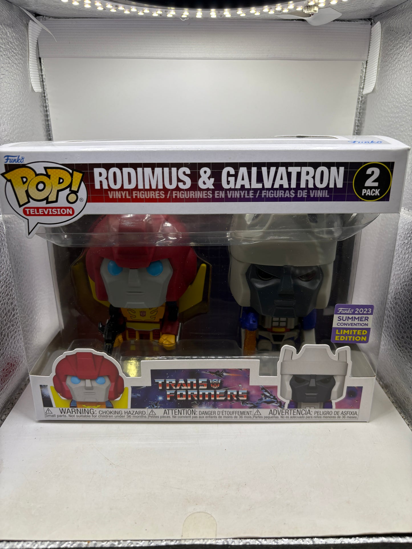 Funko POP! Television Transformers Rodimus & Galvatron 2 Pack 2023 Summer