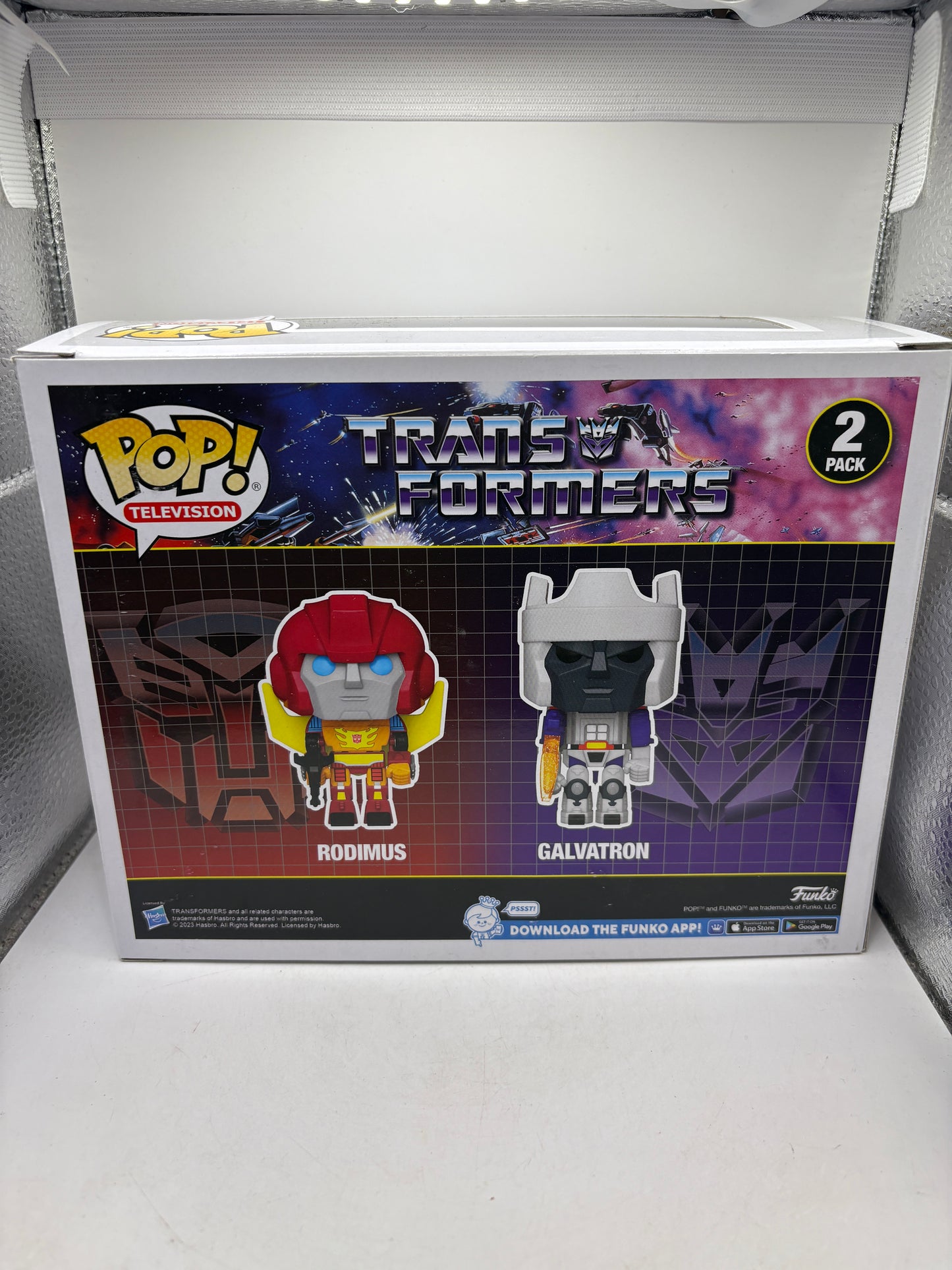 Funko POP! Television Transformers Rodimus & Galvatron 2 Pack 2023 Summer