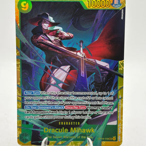 One Piece TCG OP14 - Dracule Mihawk OP14-119 SEC NM FRENLY BRICKS - Open 7 Days