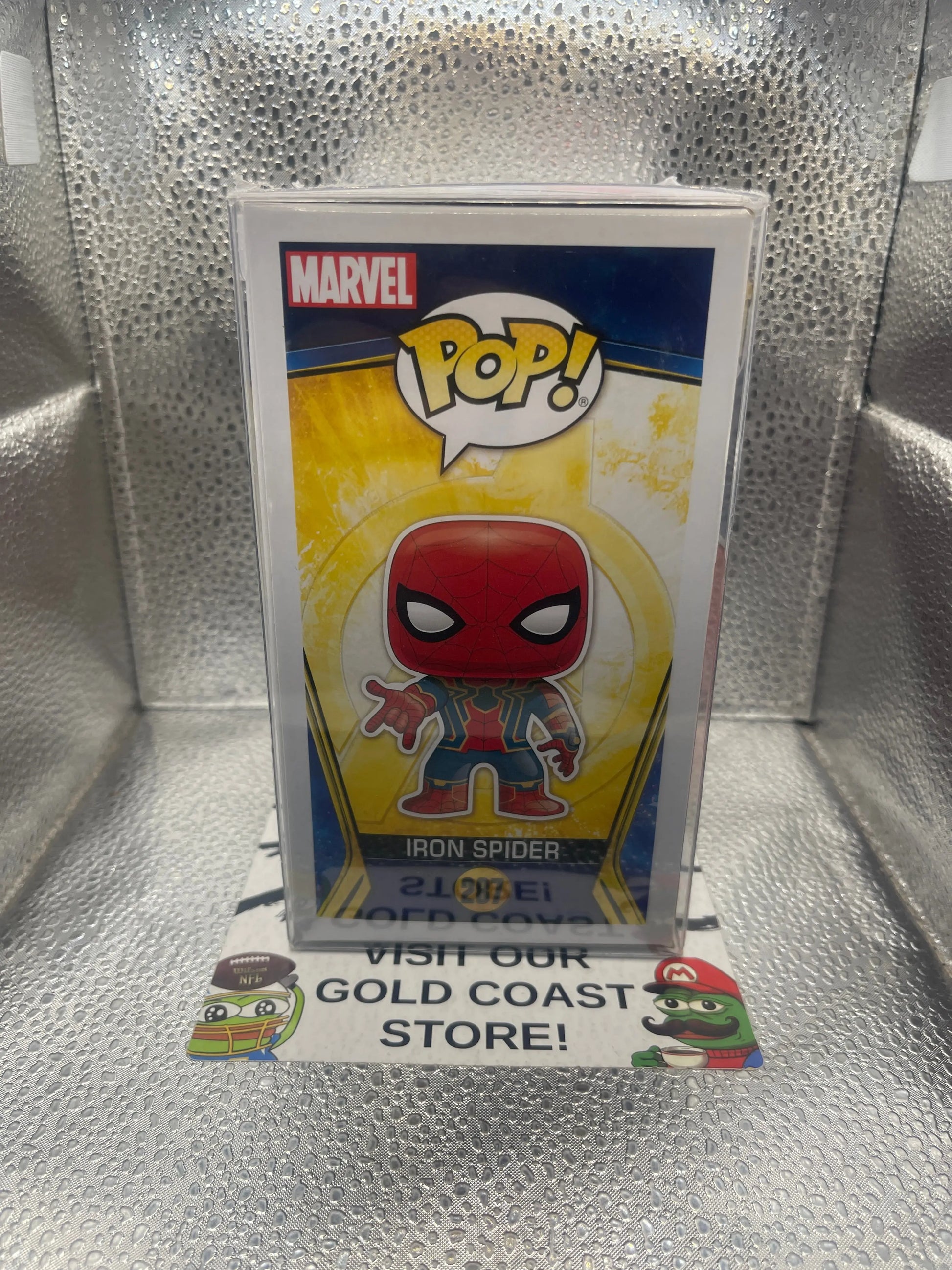 Avengers: Infinity War - Iron Spider (Red Chrome) #287 Exclusive Funko Pop Vinyl FRENLY BRICKS - Open 7 Days