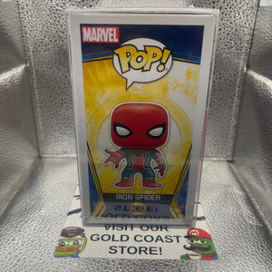 Avengers: Infinity War - Iron Spider (Red Chrome) #287 Exclusive Funko Pop Vinyl FRENLY BRICKS - Open 7 Days