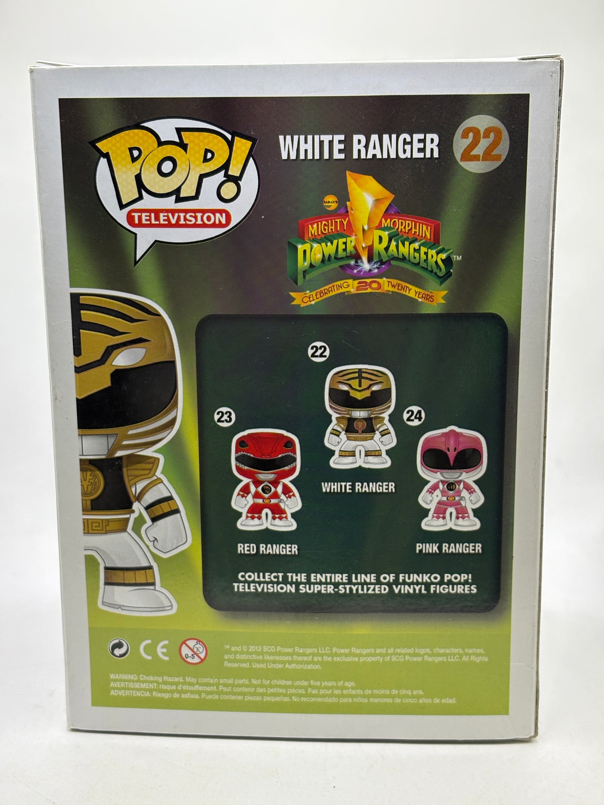 Funko POP! Television Power Rangers #22 White Ranger Vinyl Figure NO MOULD image 3