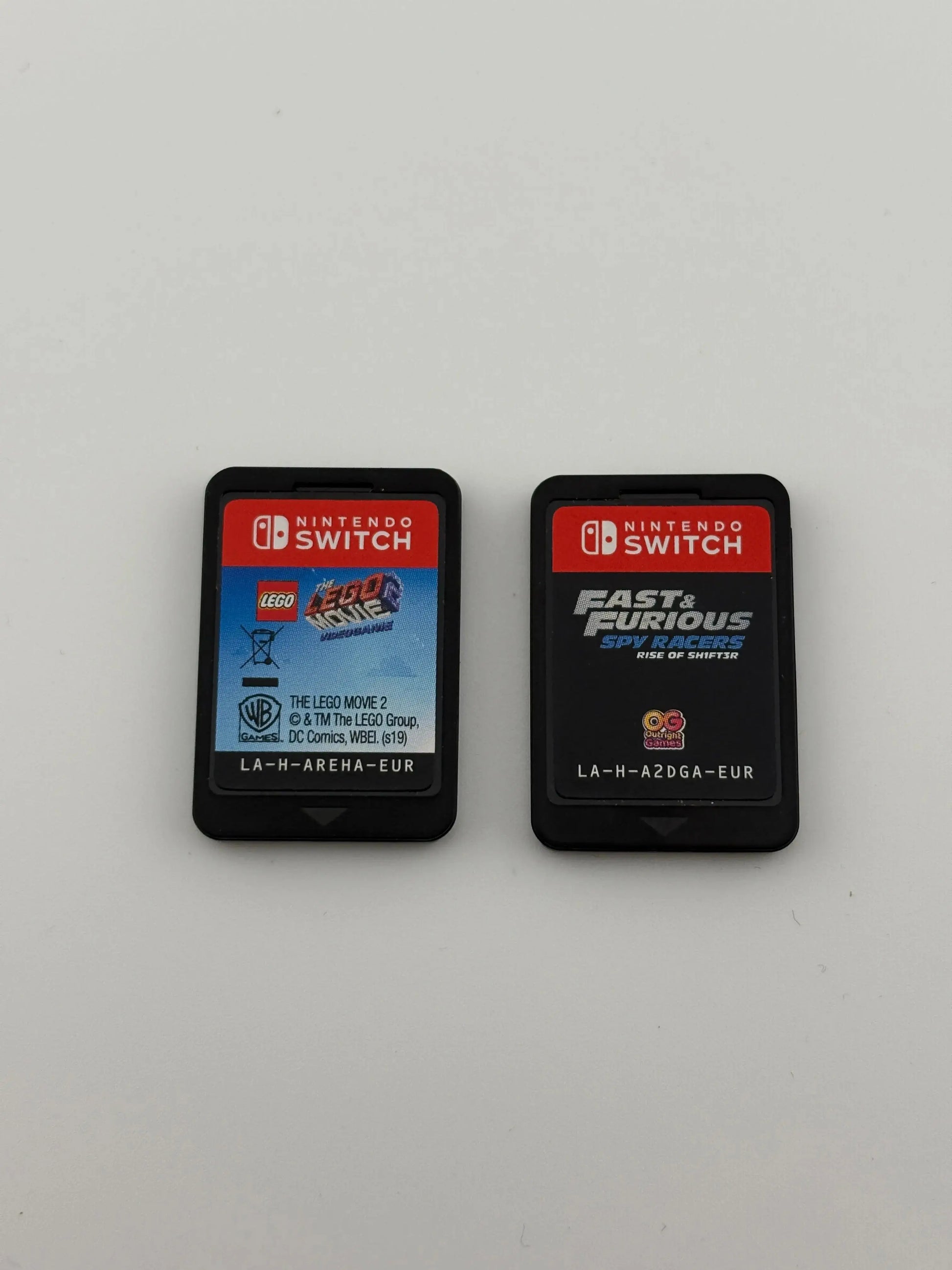 Nintendo Switch OLED MODEL Handheld Complete OOB W/ Charger, Base, 2 Games Lego Movie & Fast Furious FRENLY BRICKS - Open 7 Days