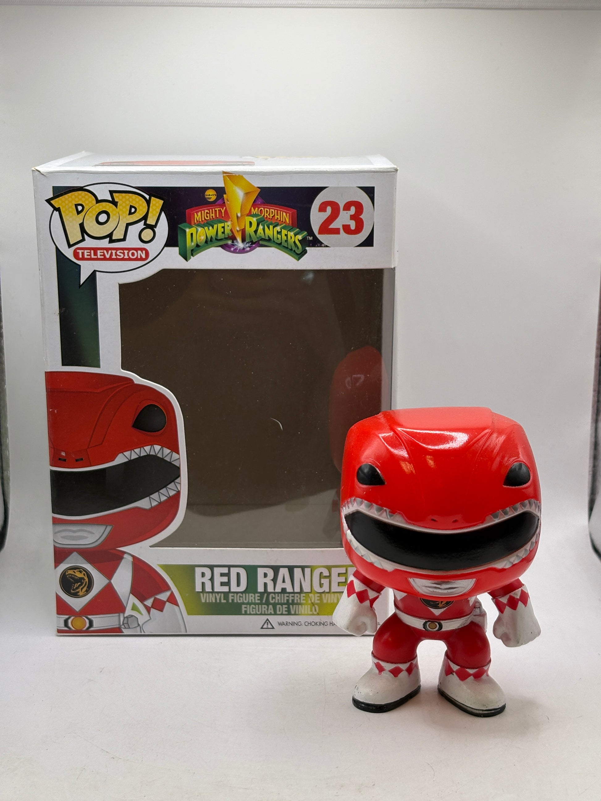Funko POP! Television Power Rangers #23 Red Ranger NO MOULD image 1