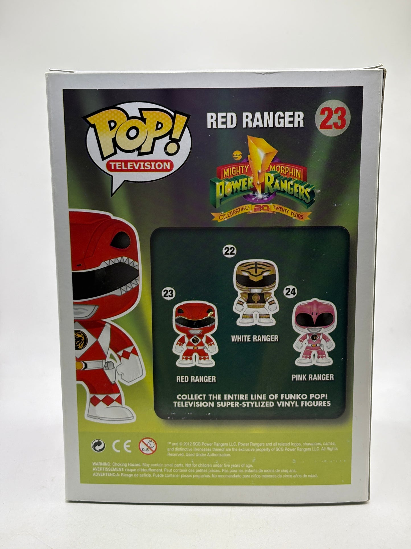 Funko POP! Television Power Rangers #23 Red Ranger NO MOULD