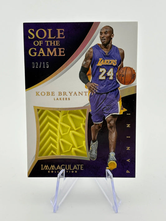 2014-15 Panini Immaculate Collection Basketball - Kobe Bryant SG-KB Sole Of The Game 02/15 FRENLY BRICKS - Open 7 Days