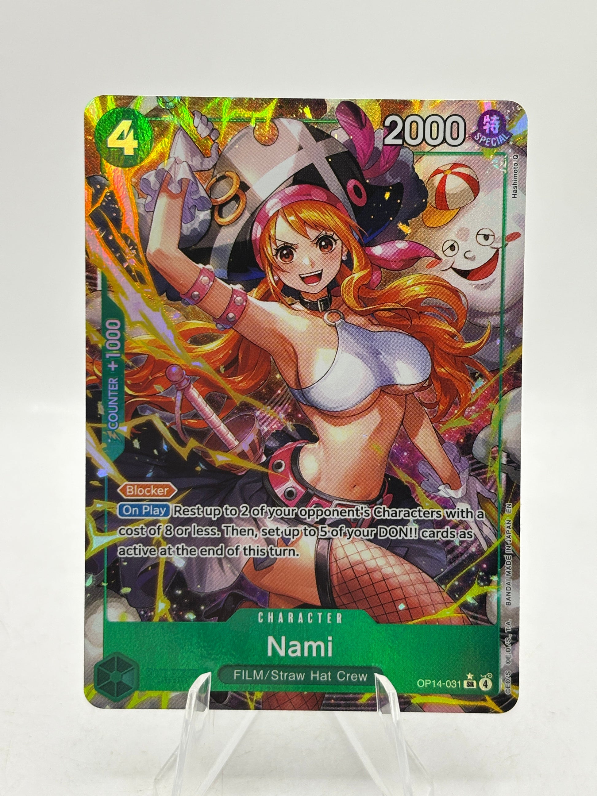 One Piece TCG OP14 - Nami OP14-031 SR* Alternate Art NM FRENLY BRICKS - Open 7 Days