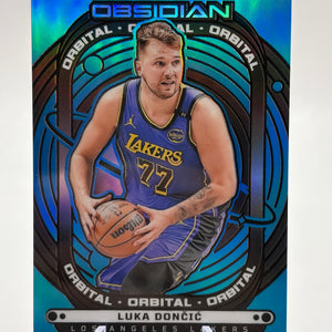 2024-25 Panini Obsidian Basketball - Luka Doncic #14 11/30 Orbital Blue FRENLY BRICKS - Open 7 Days