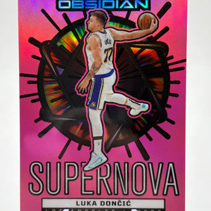 2024-25 Panini Obsidian Basketball - Luka Doncic #8 Pink Supernova /49 FRENLY BRICKS - Open 7 Days