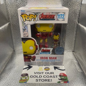 Funko POP! Marvel The Avengers #1172 Iron Man 60th (With Pin) FRENLY BRICKS - Open 7 Days