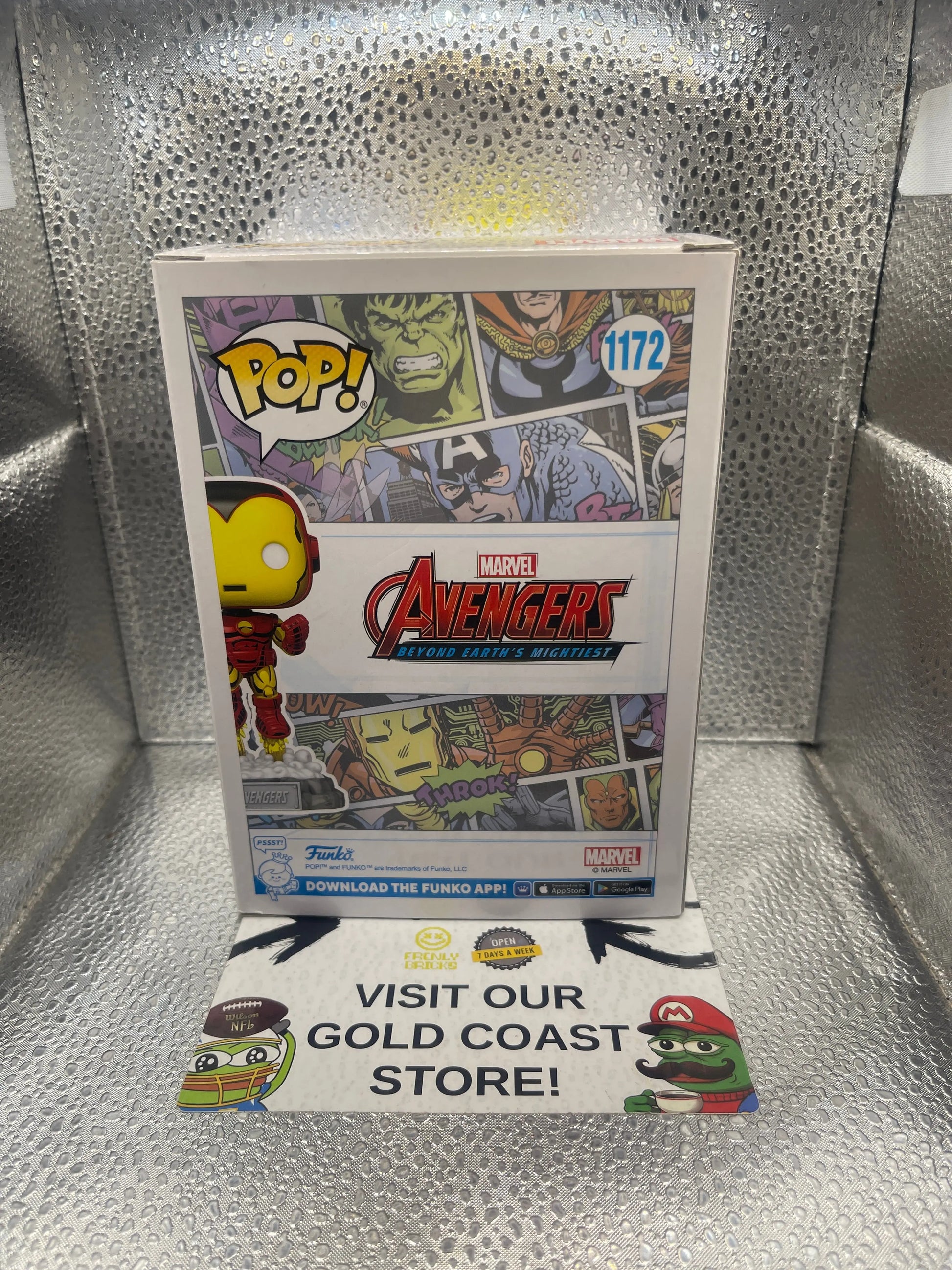 Funko POP! Marvel The Avengers #1172 Iron Man 60th (With Pin) FRENLY BRICKS - Open 7 Days